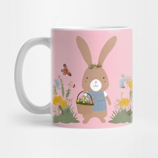 Flutterby Friend: A Bunny's Garden Adventure Mug